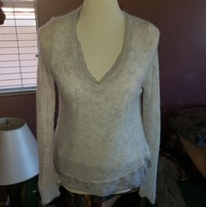Anthropologie Knitted knotted sweater size large